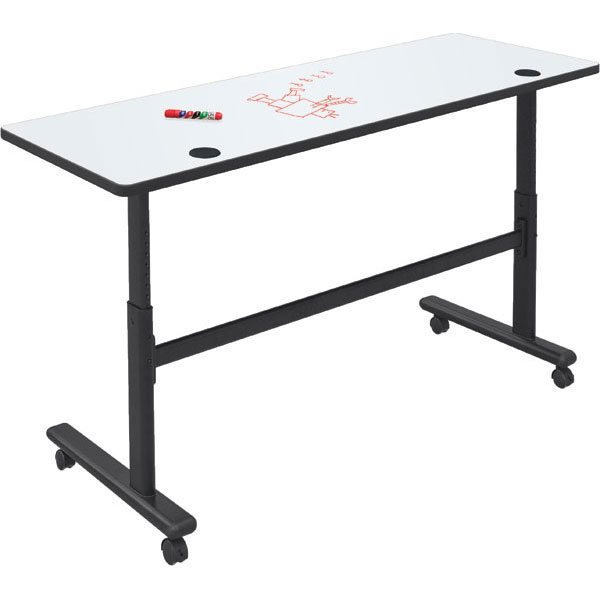 Polarity™ Adjustable Height, Magnetic Dry Erase and Flipchart