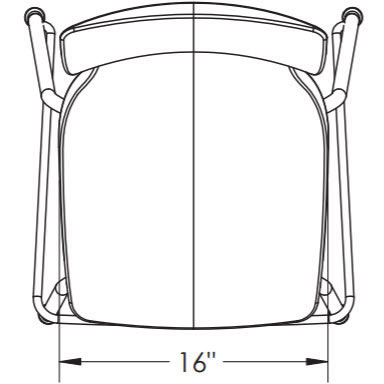 Groove 24" Fixed Height Stool